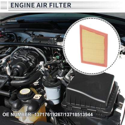 Car Engine Air Filter for BMW X1 2.0L (2016-2022) 1 Pcs