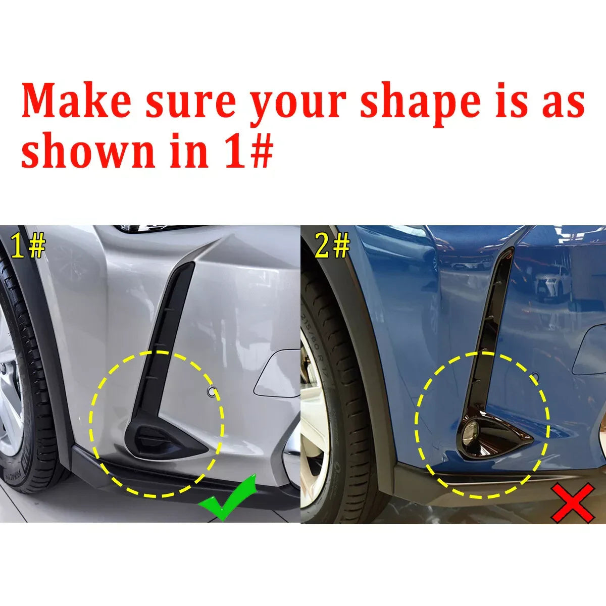 Chrome Fog Light Eyelid Cover for Lexus UX 200 250h (2019–2022)