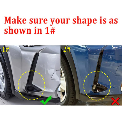 Chrome Fog Light Eyelid Cover for Lexus UX 200 250h (2019–2022)