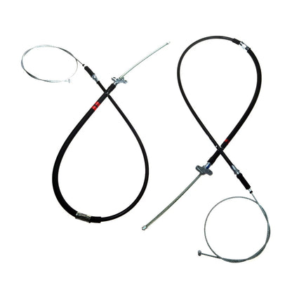 Set of 2 Rear Hand Parking Brake Cables for Toyota Hilux Pickup (1989–1997)