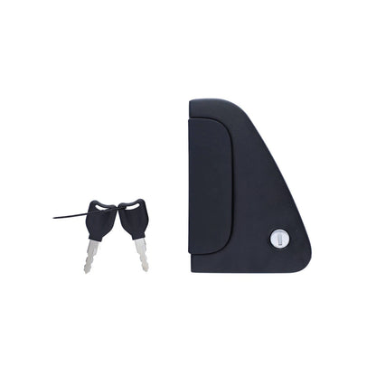Right Side Textured Black Outer Door Handle with Key for Daf CF 65 75 85 (2001–2013)