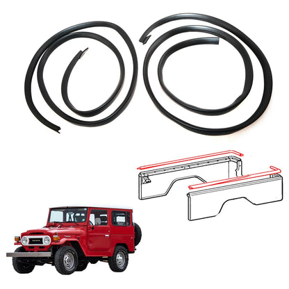 Rear Body Side Weatherstrip for Toyota Land Cruiser BJ45 FJ45 HJ45 (1975–1984)