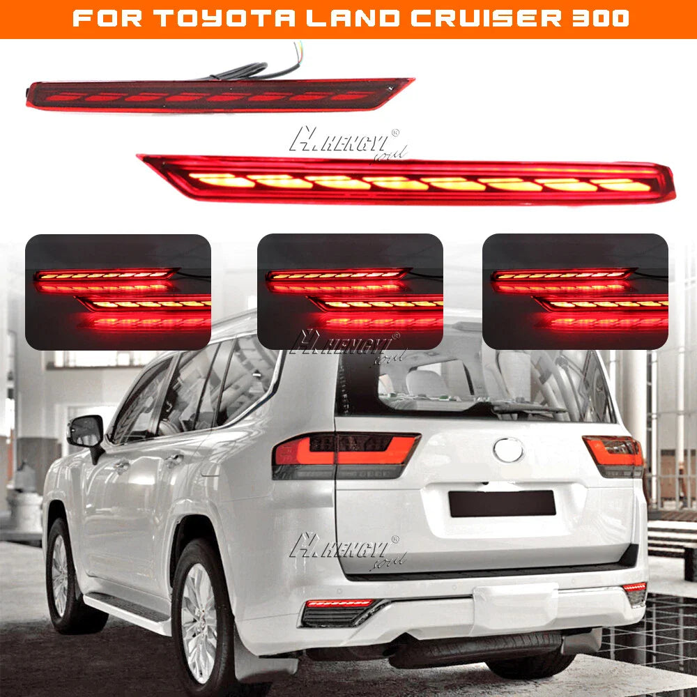 LED / Rear Bumper Brake Light Turn Signal Light for Toyota Land Cruiser J300