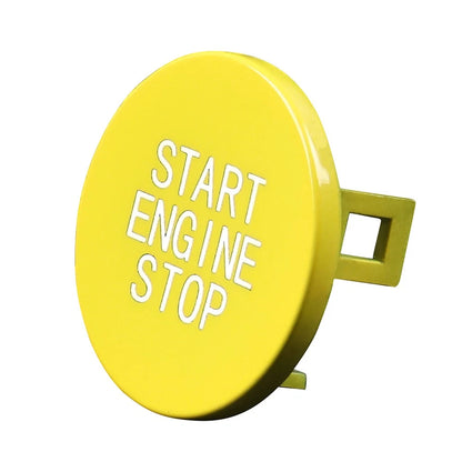ABS Yellow Engine Start Stop Button Switch Cover Trim for BMW 3 Series (2012–2019)