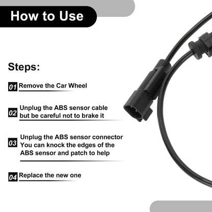 ABS Wheel Speed Sensor for Dodge Ram 1500 Pickup 2009-2010
