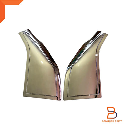 Chrome Front Side Hood Body Cover Trim for Toyota Hiace Commuter (2005-2019)