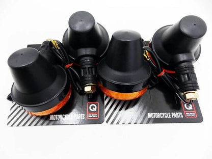 4 x Turn Signal Indicator Blinker Assembly for Suzuki TS125 Hustler (81-92)