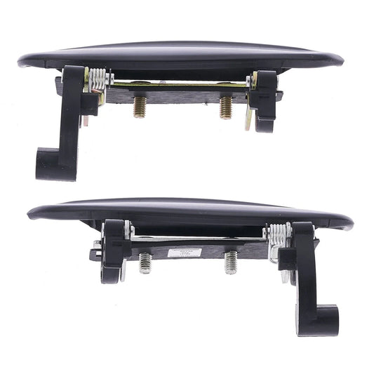 4pc Front Rear Left & Right Outer Door Handle Black for Kia Rio (2002–2005)