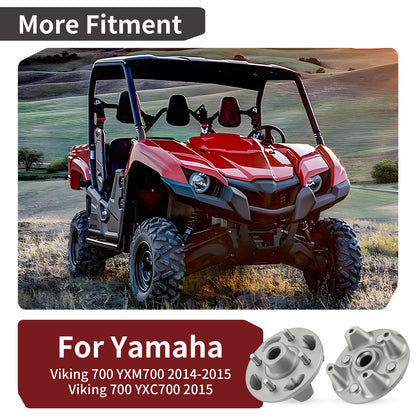 2X Wheel Hubs for Yamaha Viking 700 VI (2014–2015)