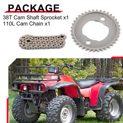 Camshaft Sprocket & Timing Chain for Honda Fourtrax TRX300 (1988–2000)