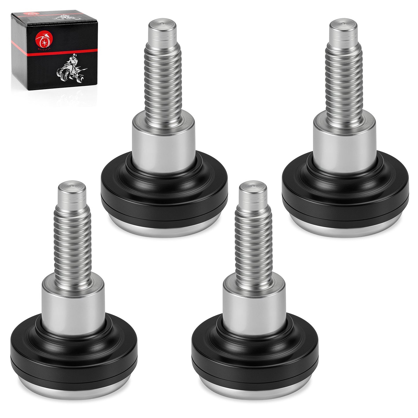 Set of 4 Isolator Valve Covers & Bolts for Polaris Ranger 570 900 1000 (2015–2023)