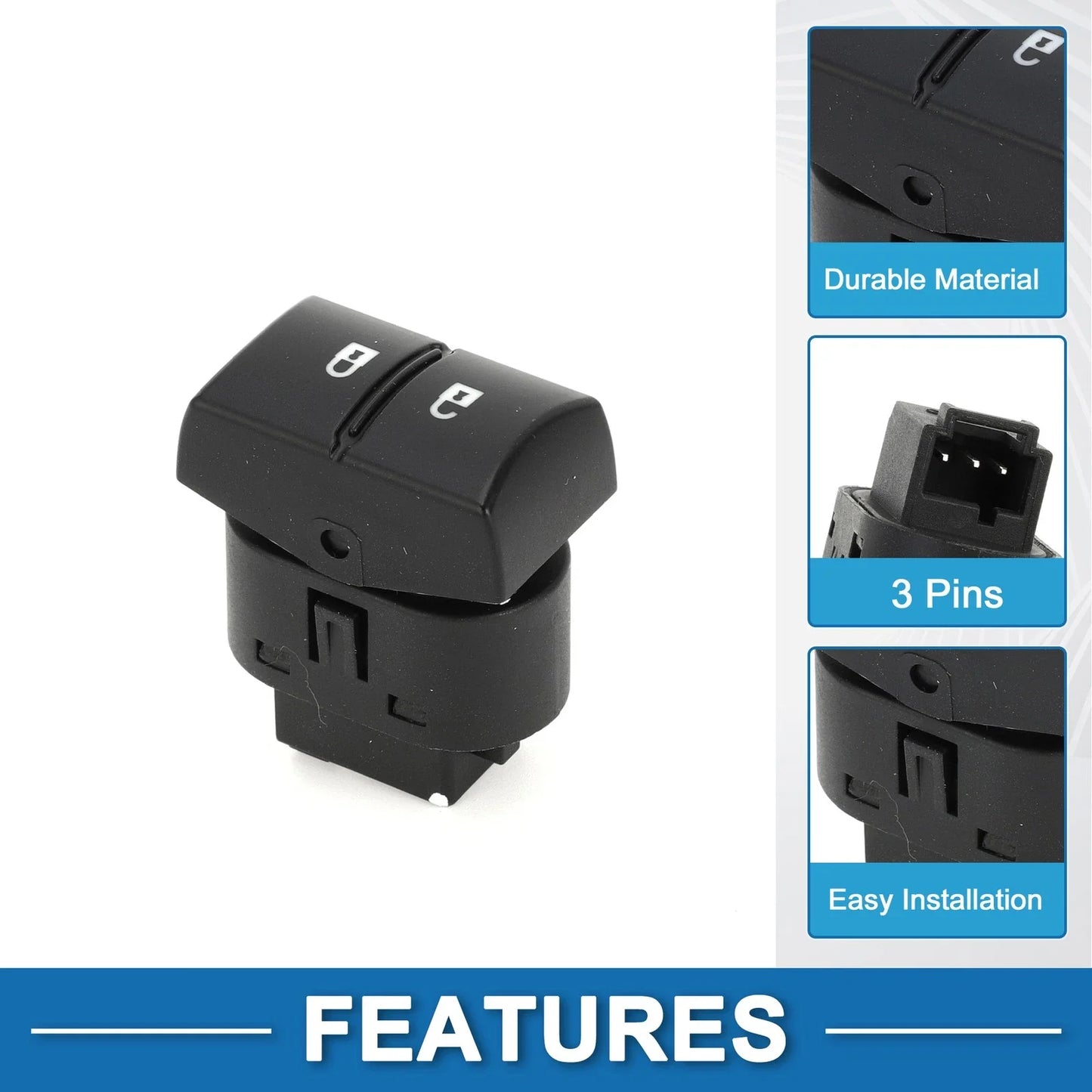 Car Door Lock Switch for Chevrolet Cobalt, Pontiac G5 (2005-2010)