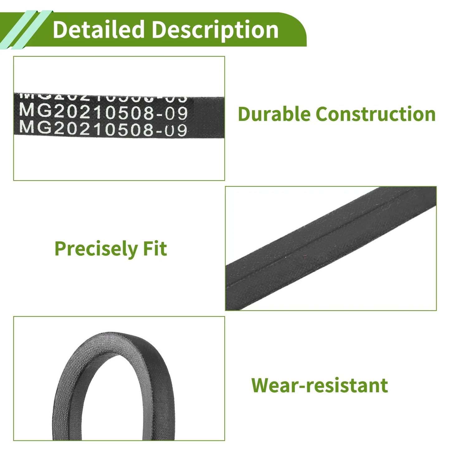 Drive Belt for Cub Cadet (No. 754-04043/954-04043) 57 Inch Deck