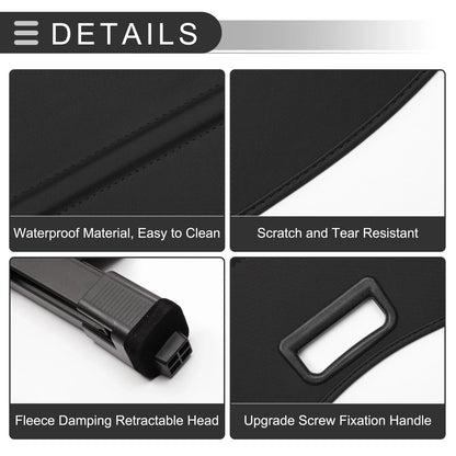 Retractable Cargo Cover for Honda Pilot 2023-2024 Trunk Parcel Shelf Gloss Black
