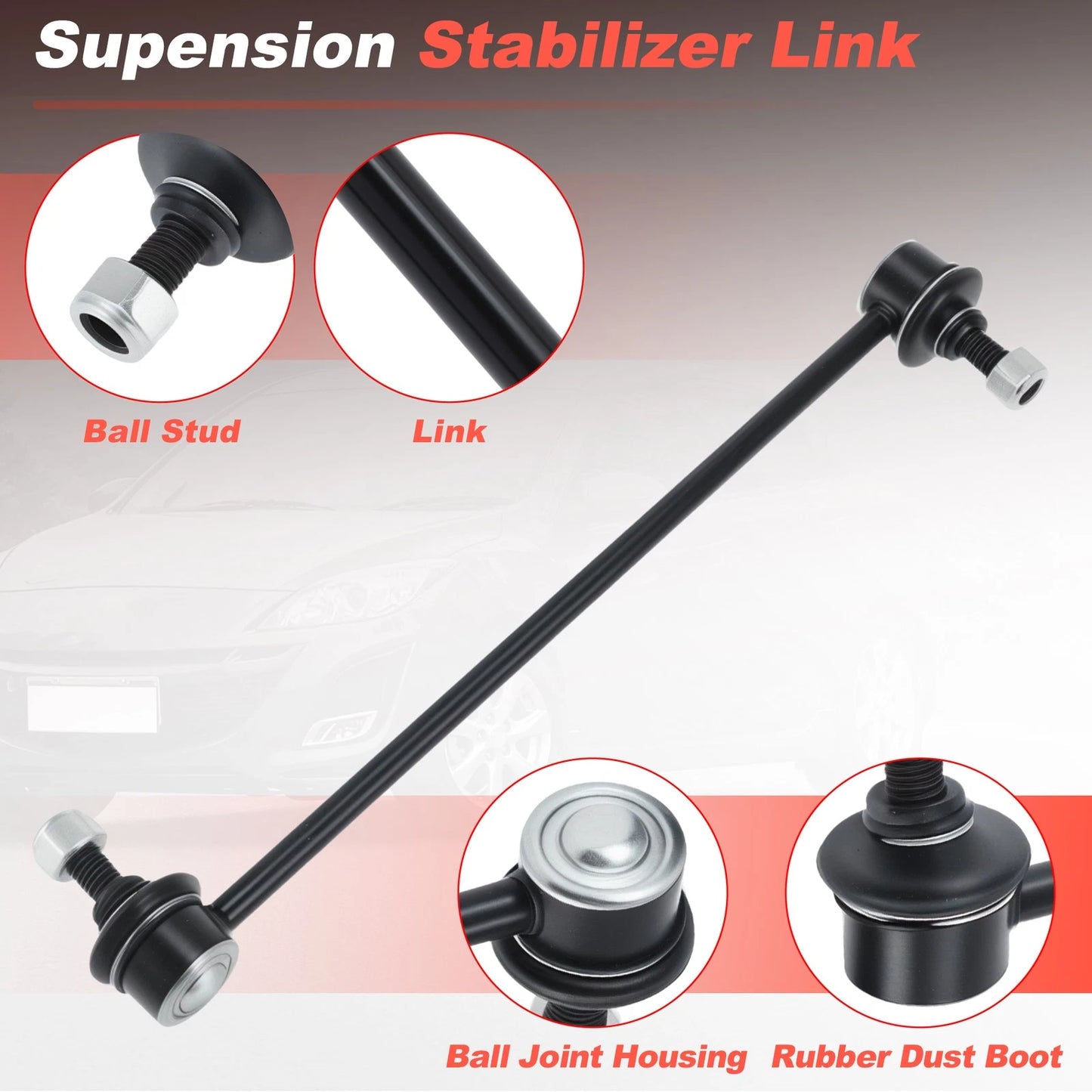 K750554 Front Sway Bar Links for Mazda 3 (2010–2013) & Ford C-Max (2013)