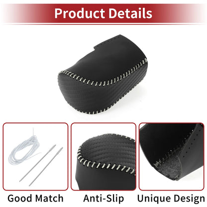 Gear Shift Knob Cover for Honda HR-V (2023–2024) Black Carbon Fiber