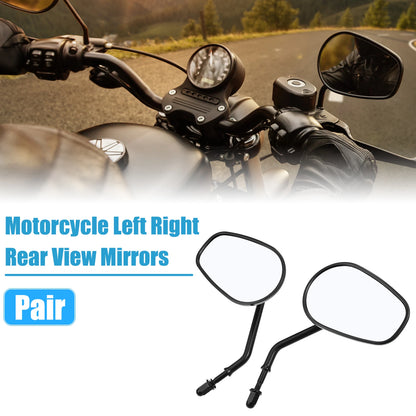 Left Right Rear View Mirrors for Harley Davidson Dyna Low Rider