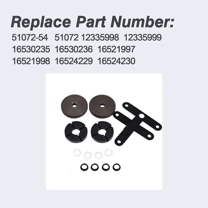 Headlight Motor Repair Kit for Pontiac Firebird, Sunbird, Chevy (1982-1992)