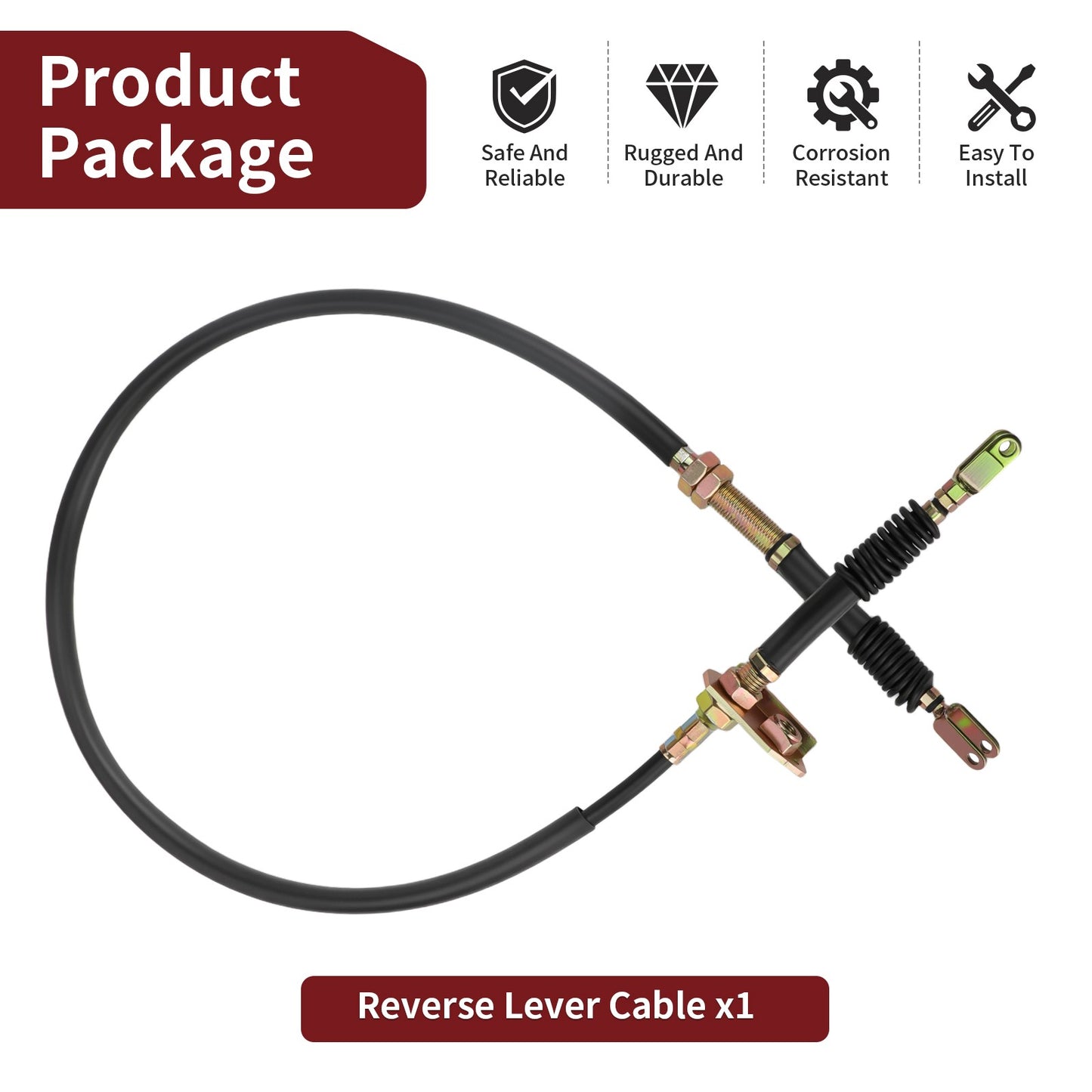 Reverse Lever Cable for Yamaha Big Bear 350 (1987–1993) ATV