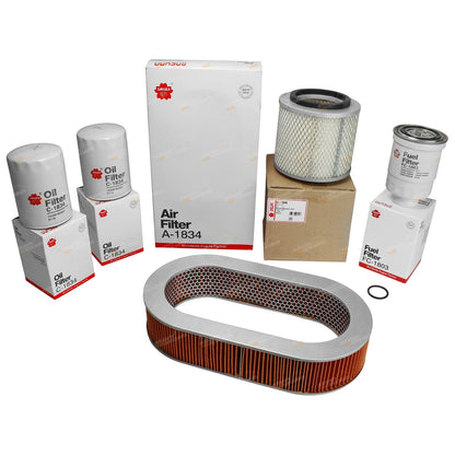 Oil Air Fuel Filter Service Kit for Nissan Patrol GQ (1988–1999)