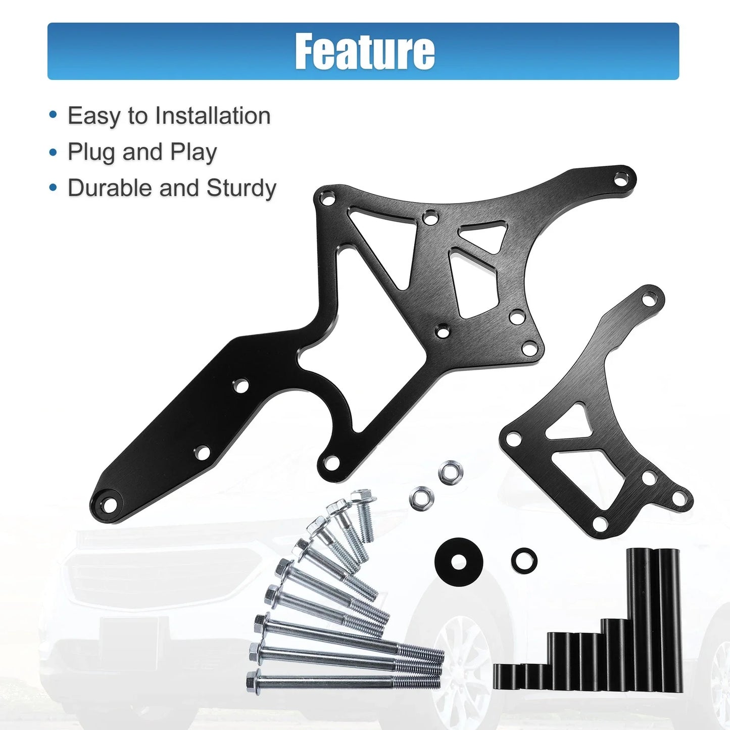 Engine Serpentine Alternator Bracket for Chevrolet LS1 LS2 LS3 (2001-2015)