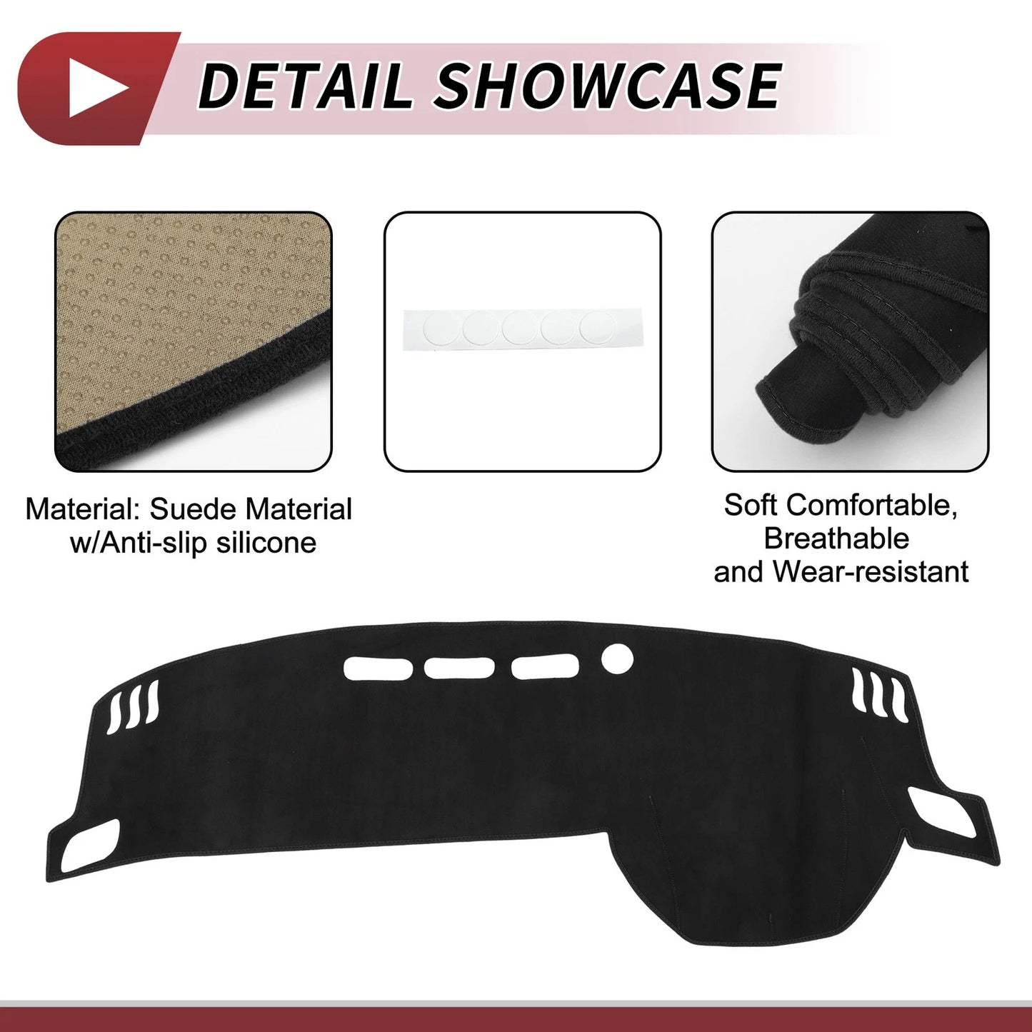 Dashboard Cover Mat for Nissan X-Trail T33 SNT33 (2022–2024) Black