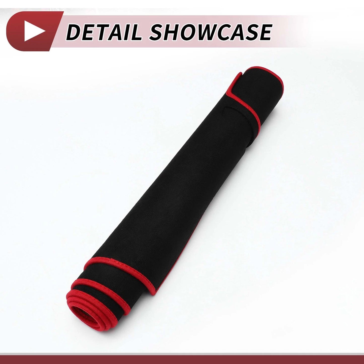 Dashboard Cover Mat for Toyota Raize (2013–2020) Sun Protector Black Red