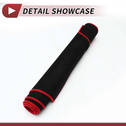 Dashboard Cover Mat for Toyota Raize (2013–2020) Sun Protector Black Red