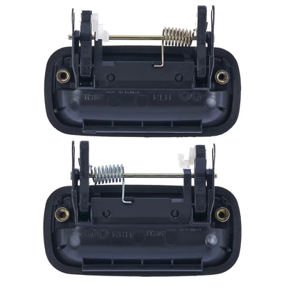 Set of 4 Outer Door Handles for Toyota Hilux (1997–2005) - Black