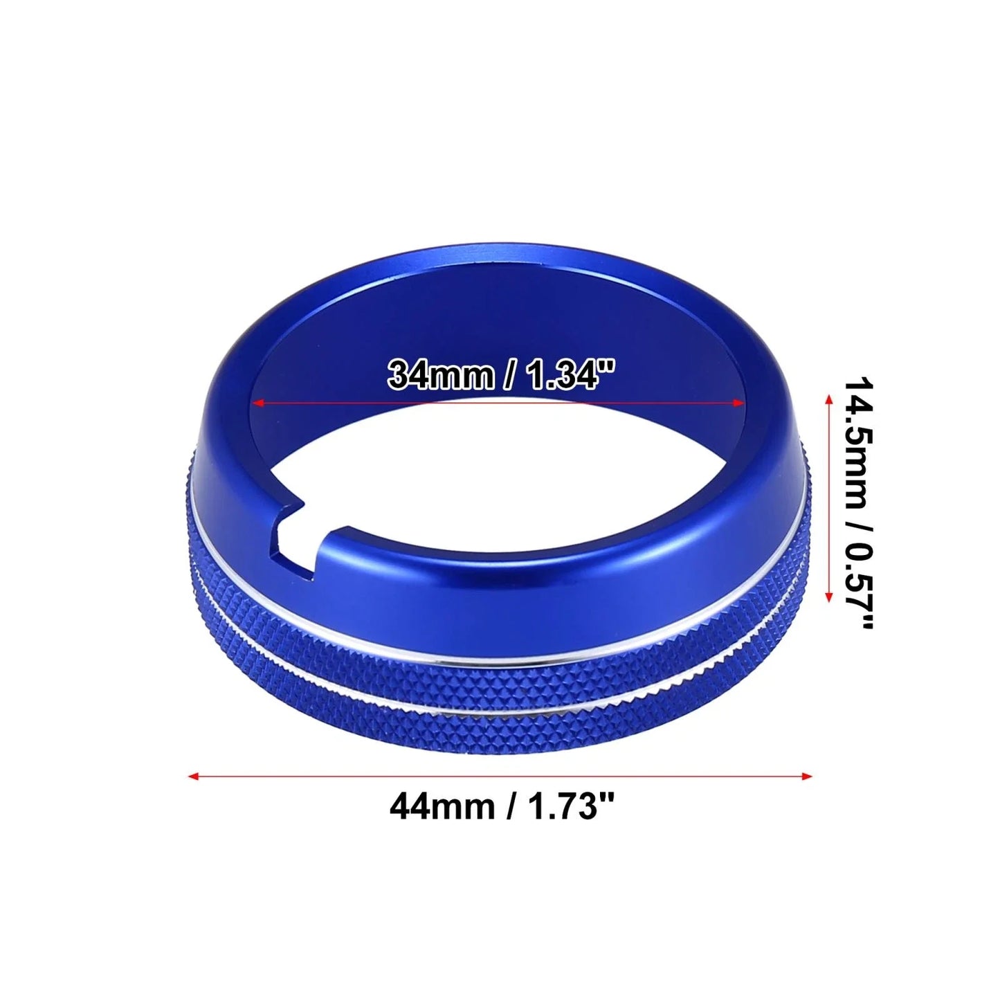 Headlight Switch Button Knob Trim Cover for Dodge Ram 2010-2017 Blue