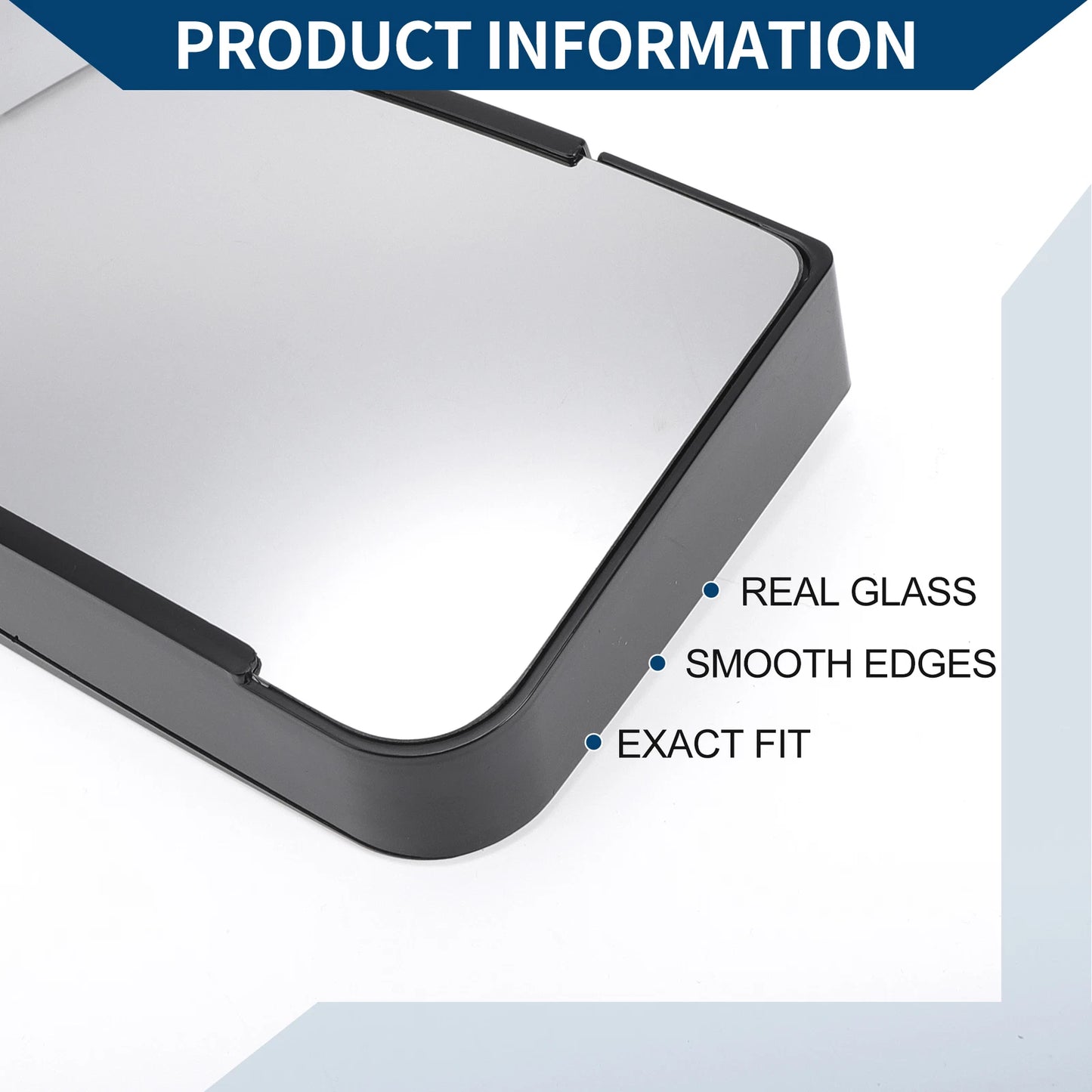 Lower Left Side Mirror Glass Replacement for Chevy