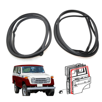 Rear Door Weatherstrip Seal for Toyota Land Cruiser FJ55 FJ56 (1975–1980)