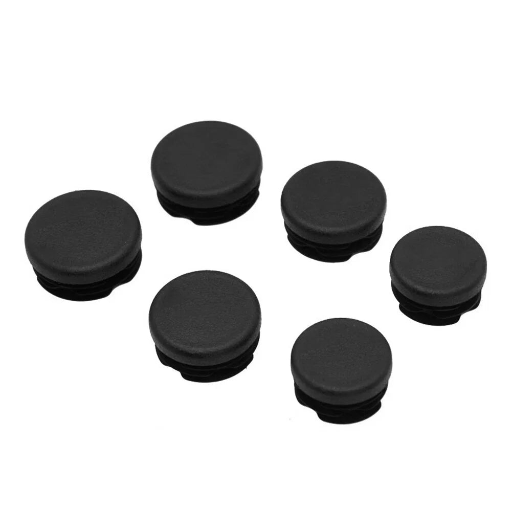 6 x Motorcycle Frame Hole Cover Caps Plug Decorative Set