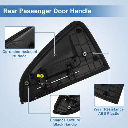 2 x Rear Door Handle Set for Chevrolet Spark (2013-2015)