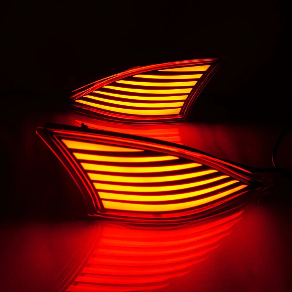 Red Lens Bumper Reflector Fog Lamp Turn Signal Light for Lexus IS (2014–2016)