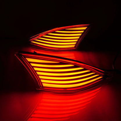 Red Lens Bumper Reflector Fog Lamp Turn Signal Light for Lexus IS (2014–2016)