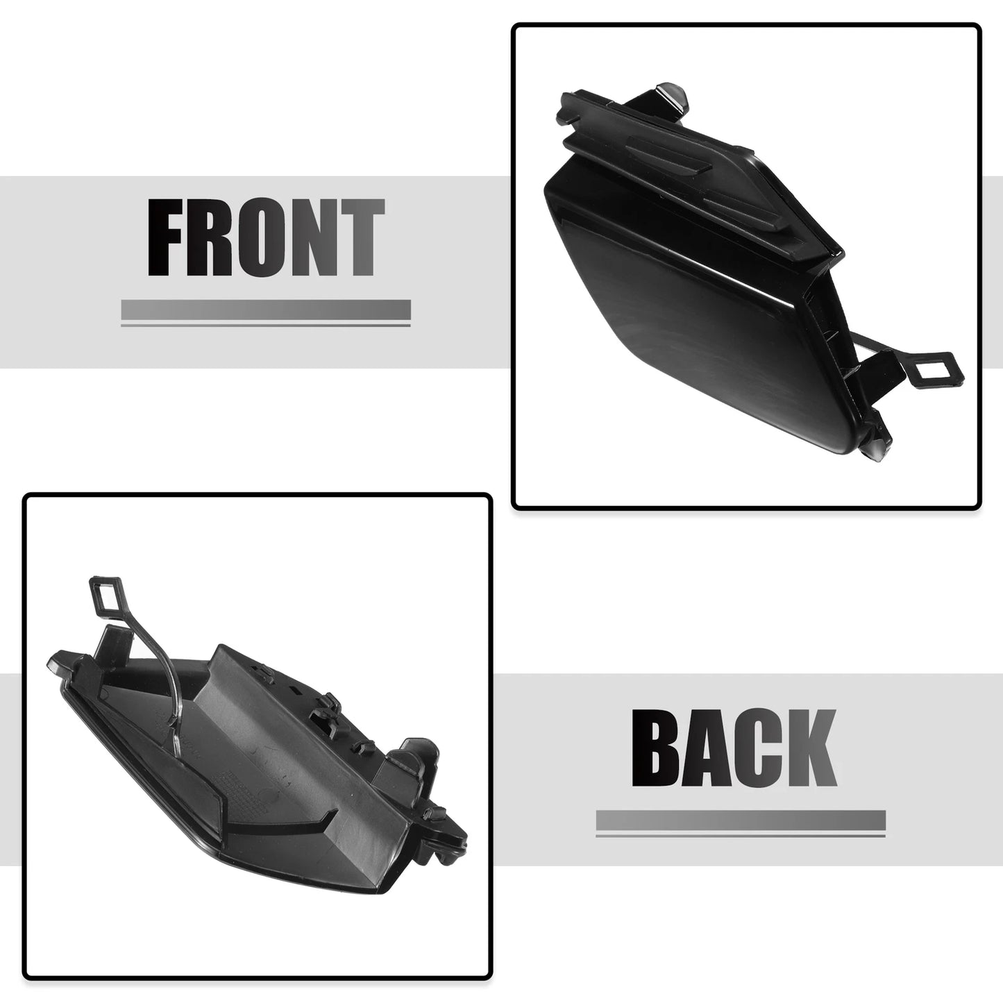 Tow Hook Cover for Mercedes-Benz GLC 43 AMG (2017–2020) Black
