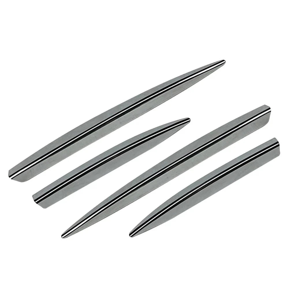 Fog Light Strips Grille Cover Trim Chrome for Mercedes Benz A Class (2023)