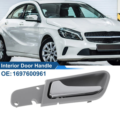 Interior Door Handle for Mercedes-Benz A180 (2004–2012) No. 1697600961 Gray Chrome