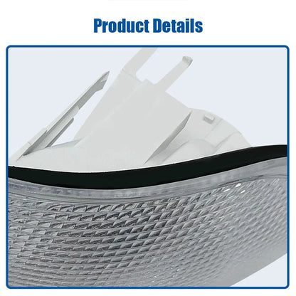2x Clear Front Corner Signal Lights for BMW 7-Series E38 (1995–1997)