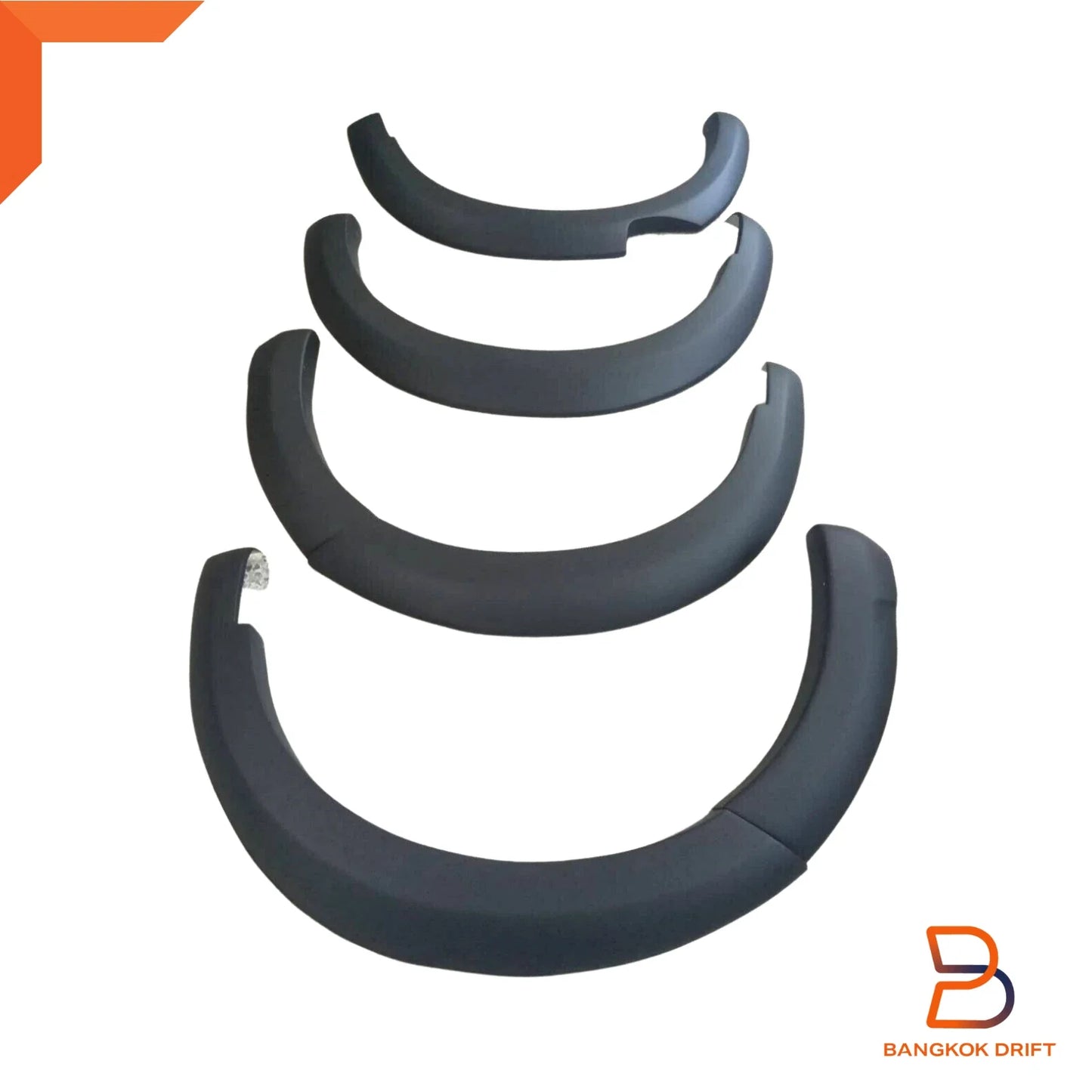 Matte Black Fender Flare Arch for Nissan Navara NP300 D23 15-19