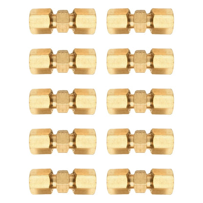 10 x Brake Line Connector Without Flaring 4.75mm 3/16in Double Cutting Ring