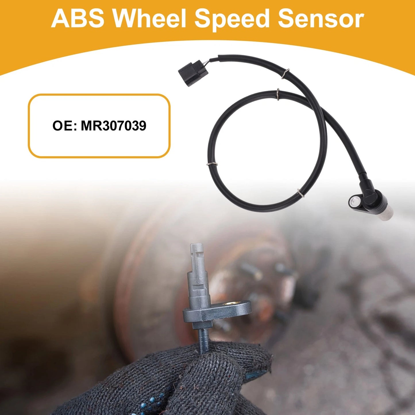 ABS Wheel Speed Sensor MR307039 for Mitsubishi Montero (2001–2006) Rear Right