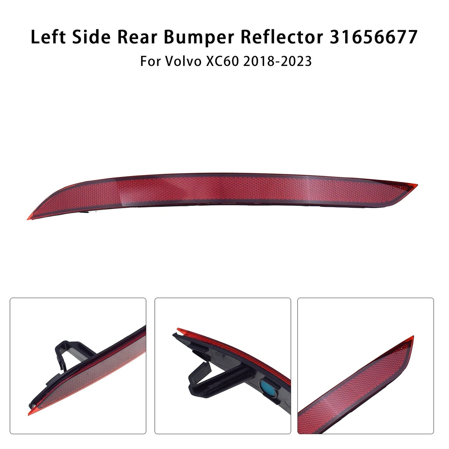 Left fog light bezel for Jeep Wrangler Gladiator (2018–2023) 68295559AA