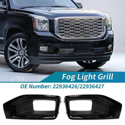Fog Light Grill for GMC Yukon (2015–2020) Bezels Cover 22936426/22936427