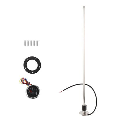Fuel Sending Unit and Gauge Kit 240-33 Ohm for Boat Car Truck (686mm)