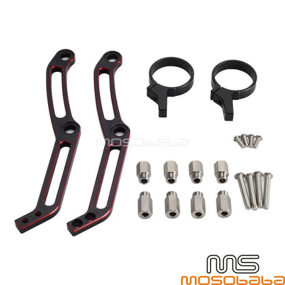 Remote Reservoir Shocks Bracket Mount for Harley Touring Street Glide (2014-2023)