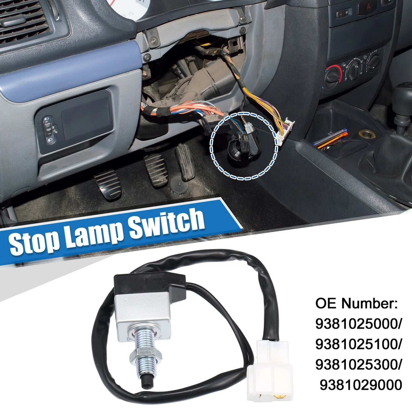 Stop Lamp Switch for Hyundai Accent Elantra (No. 9381025000)