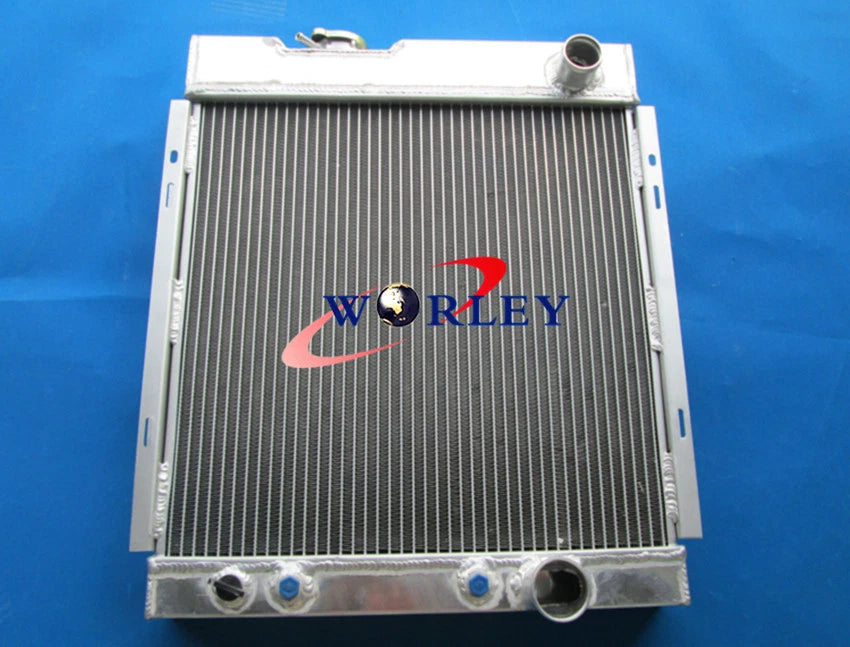 3 Row Aluminum Radiator for Ford Mustang V8 289 302 (1964–1966) + 16" Fan