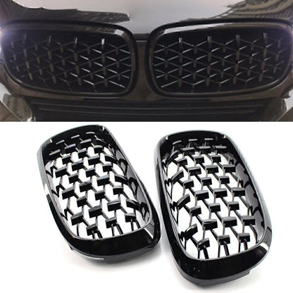Glossy Black Front Grille for BMW X5 F15 (2014-2016)